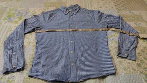 Classic Blue Striped Long Sleeve Shirt