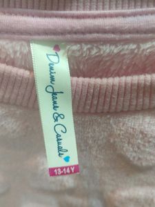 Cute Pink Heart Sweater