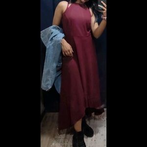 Burgundy Dress