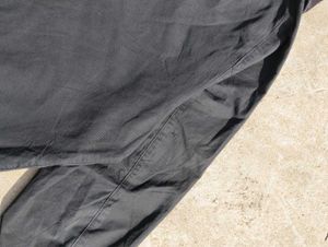 Uniqlo black windbreaker jacket.