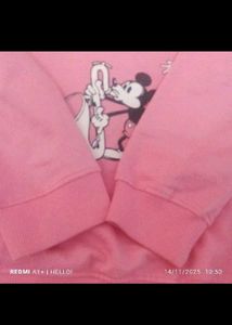 Disney Mickey Mouse Pink Graphic T-Shirt