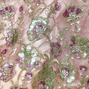 Stunning Pink Sequined Lehenga Choli