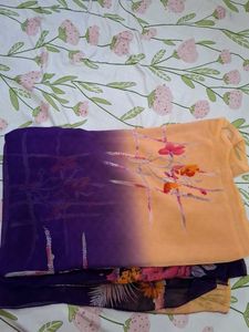 Purple Saree
