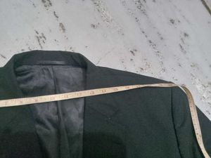 Coat In Black With Measurements