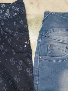 Stylish Denim Shorts &amp; Capris Combo