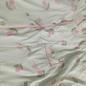 Cute Floral Pajama Set