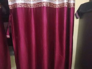 Elegant Maroon Curtains