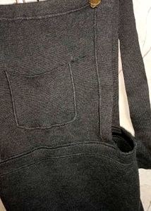 Gray Overall dangri Dress