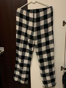 checked sweat pants