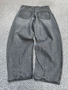 Grey Wide Leg Jeans