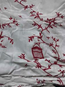 Bohemian Red Birdcage Print Skirt