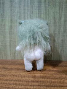 Cute Plush Doll with Green Hair