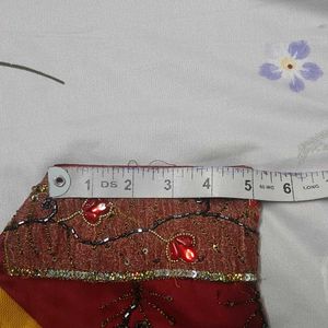 Embroidered Sari with Blouse