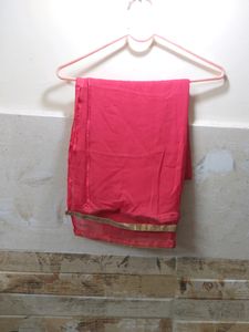 Red &amp; Gold Embroidered Salwar Kameez