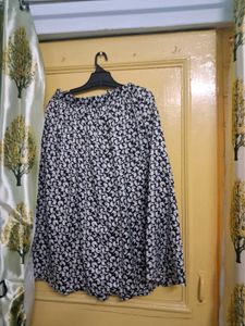 Flowy Printed Skirt