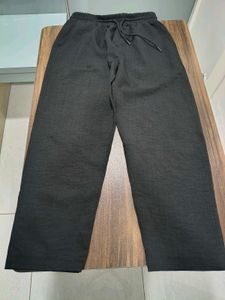 Men's Black Drawstring Pants