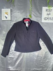 Classic  Zip-Up Jacket for office