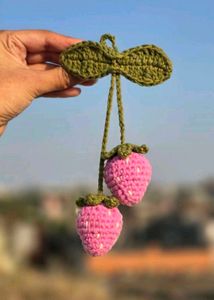 Crochet Tulip Hair Clip