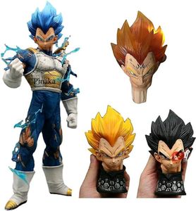 Vegeta with 4 Interchangable Heads Battle Mode A.F
