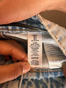 H&amp;M Denim Mom Fit