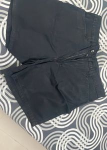 Black Denim Shorts