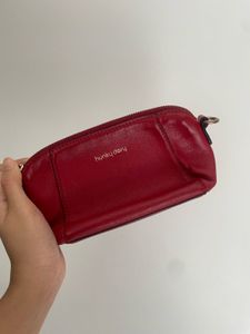 Red Pouch Clutch