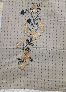 MFC Beige Embroidered Kurta