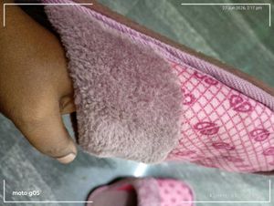 Pink Fur Slippers