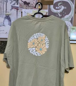 Light Green Graphic T-Shirt