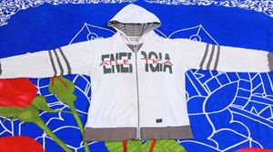 White Zip-up Hoodie