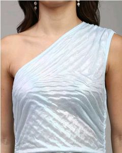 Sparkling One-Shoulder Mini Dress