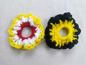Handmade Crochet Scrunchies (Set of 2)