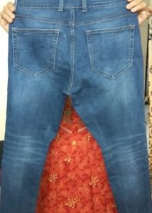Revs Mens Ankle Fit Jeans Waist 34