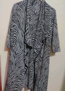 Zebra Lining Print Shrug For 38- 40 Bust
