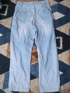Light Wash Wide Leg Jeans