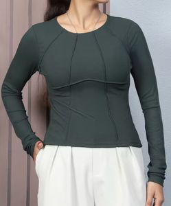 Stylish Dark Green Long Sleeve Top