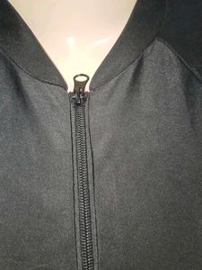 (1300)Black Long Sleeve Swimsuit