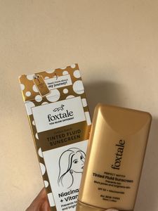Foxtale Tinted Fluid Sunscreen SPF 50