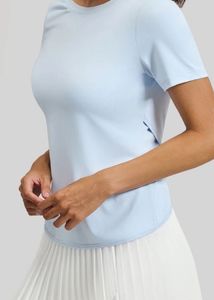 Light Blue Crew Neck T-Shirt