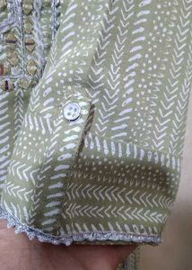 Embroidered Cotton Kurta