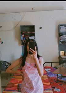 Pink Floral Print Kurta