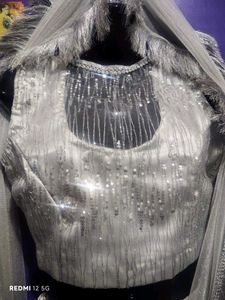 Silver Lehenga Choli Set