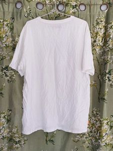 Timberland Men's White Graphic T-Shirt