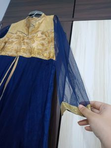 Royal Blue Ethnic Gown