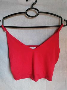 Red Ruffle Coord Set