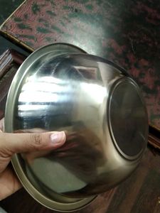 Set of 10 Stainless Steel Mixing Bowls