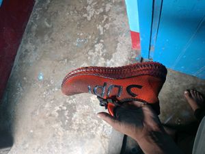 Men's Orange "SUP" Sneakers