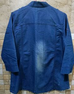 Women's Denim Tunic Top