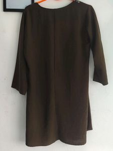 Olive Color Short Top XL