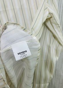 Chic Striped Button-Up Shirt
